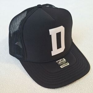 Disney Inspired Handmade DIY Black Trucker Hat.